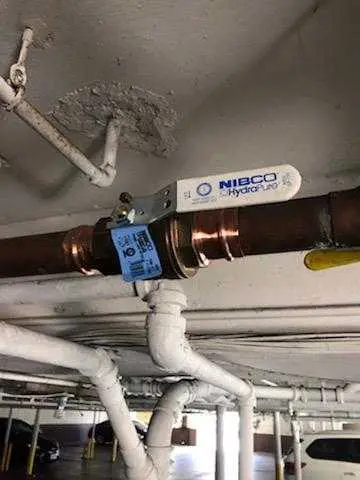 Copper pipe repair and valve work for Backflow Testing in Dent