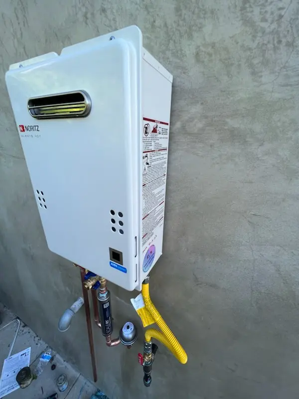 Tankless water heater installation for Dent homes